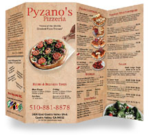 510-881-8878 Pyzano's Pizzeria 3835 E Castro Valley Blvd, Castro Valley CA, 94546 Frank and Tony Gemignani
